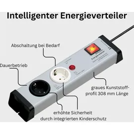 EHMANN 100063 Spezial Energieverteiler, silber-schwarz