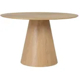 byLIVING Tisch ROND, Breite 120 cm, Eiche natur