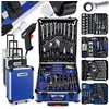 MASKO Werkzeugtrolley, 969 tlg Werkzeugkoffer Werkzeugkasten Werkzeugkiste Werkzeug blau