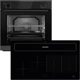 Oranier Backofen Set 9 Funktionen autark & Flexx-Induktion 90 cm mit Dunstabzug