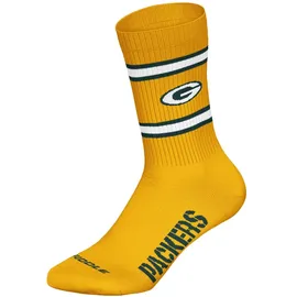 NFL Green Bay Packers 3pk Crew Socks bunt|gelb 43/46