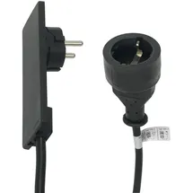 Schulte Elektrotechnik Evoline® Plug Netzstecker-Adapterverlängerung mit Schukostecker