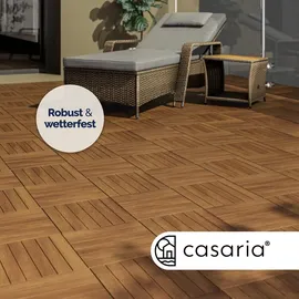 CASARIA Holzfliesen mehrfarbig 30 x 30 cm 22 St.
