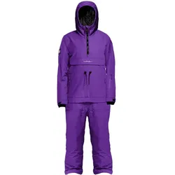 ONESKEE Damen Anzug Overall Smock, Lila, M