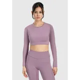 SMILODOX Longsleeve Tisha, in Lila | Gr.: M