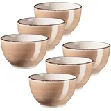 Mäser Müslischale 14 cm, 6-er Set, BEIGE