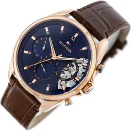 Tommy Hilfiger Baker 1710451 Herrenuhr - Gold/Dunkelblau