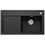 Blanco Zenar 5 S rechts Einbau von Oben schwarz Handbetätigung 915 x 510 mm