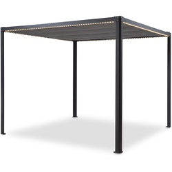 Pantheon RemoteShade Ambient Pavillon Motor-Dach 3x3m LED-Licht PE