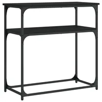 VidaXL Konsolentisch Schwarz 75x35,5x75 cm Holzwerkstoff