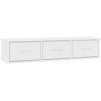 furnicato Wandregal 88 x 26 x 18,5 cm Weiß