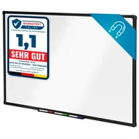 Karat office Whiteboard Onyx Speziallackiert Kratzfest & magnethaftend Schwarzer