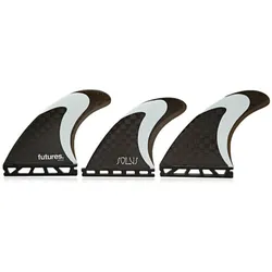 futures Thruster Fin Set Solus Generation Fin 25, Farbe: Schwarz, Finnenbox: futures