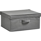 Zeller Aufbewahrungsbox 41 x 35 20 cm Kunststoff Grau M (Medium)