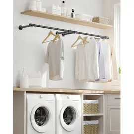 Songmics Kleiderstange 2er Set 30 x 84 x 7 cm Schwarz