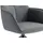 byLIVING Esszimmerstuhl Memphis - grau Schwarz, Metall, schwarz/Esszimmerstuhl/B 62 H 96 T 60 cm Stoffauswahl, Sitzfläche 360° drehbar, inklusive Armlehnen, abwischbar, gepolsterte Armlehnen, Esszimmer, Stühle, 2er-Set, gepolstert mit hochwertigem
