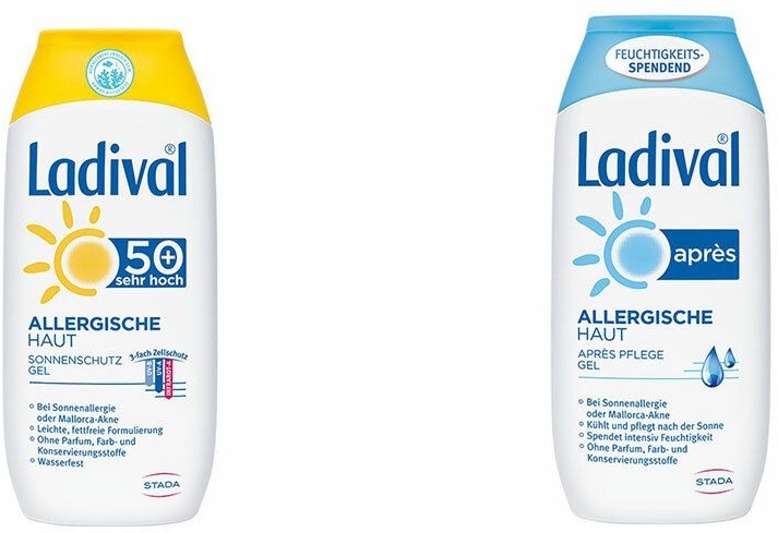 Ladival® allergische Haut Après Gel + allergische Haut Gel LSF 50+