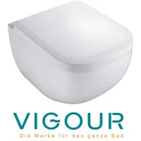 Vigour DERBY Wand WC kompakt 48 cm spülrandlos mit