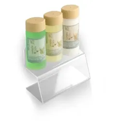 Transparentes Acrytablett für Flakons