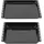 ICQN Backblech 2er Set 46,5 x 37 x 3 & 6 cm