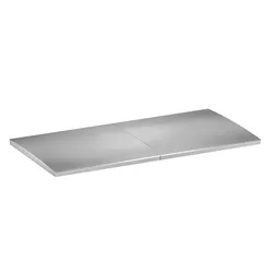 BACHMANN DUE 2x Deckel Edelstahl-Optik