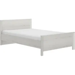 Kinderbett GAMI "Bett Lugano", braun (eiche helvezia gebleicht, eiche helvezia gebleicht, eiche helvezia gebleicht), B:126cm H:80cm L:209cm, Betten