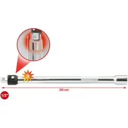 KS Tools 1/2" CHROMEplus Verlängerung mit Verriegelung, 250mm