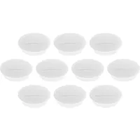 Magnetoplan Magnet Discofix Junior, 10 Stück, weiß