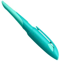 Stabilo STABILO® EASYbirdy Füller für Linkshänder in blau/hellblaut inklusive Patrone - Schreibfarbe blau (löschbar)
