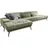 die planbar Recamiere DIE PLANBAR "MP-IN20126 L-Form mit Kaltschaum-Polsterung", grün, B:328cm H:82cm T:190cm, 100% Polyester, Sofas, Recamiere, mit Kopfteilverstellung, optional Sitztiefen- & Armteilverstellung