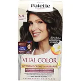 2x Poly Palette Vital Color Intensive Creme-Haarfarbe 5-0 Mittelbraun - NEU OVP
