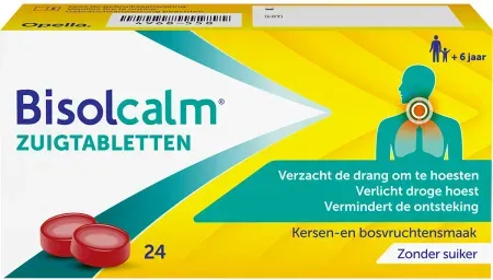 Bisolcalm Pastillen Gegen Trockenen Husten Und Reizhusten Zuckerfrei Ab 6 Jahren 3x8 Lutschtabletten