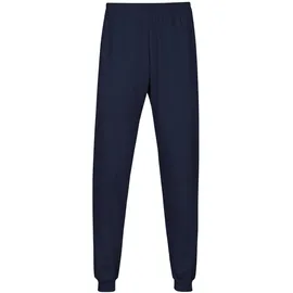 TRIGEMA Schlafanzug TRIGEMA "TRIGEMA Schlafanzughose Bündchen", Herren, Gr. 4XL, blau (navy), 100% Baumwolle, Homewear-Sets Schlafanzug