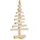 vidaXL Weihnachtsbaum Holz zum Schmücken Braun 60 cm