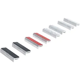 BGS Schraubstock-Schutzbacken-Satz 8-tlg. Aluminium 100 mm grau