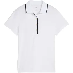 Puma Polo Cloudspun Bridges, kurzarm, weiß