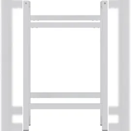 CLP Getränkekistenständer Stack weiß/75x47x31 cm