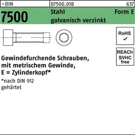 F. REYHER Nchfg. GmbH & Co. KG Gewindefurchende Zylinderkopfschraube DIN 7500 Form E M4 x 35 1000 Stück