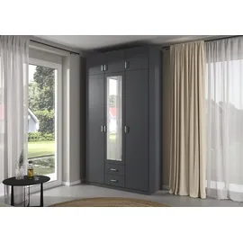 Rauch Garderobe Wäscheschrank GAMMA 136 x 248 x 54 cm grau