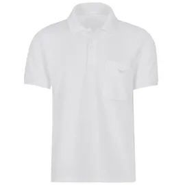 Trigema Poloshirt Polohemd mit Brusttasche«, Gr. 5XL, weiss, , 76048528-5XL