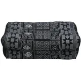 Yogakissen Meditationskissen Yogakissen orientalisch 35x18x12, schwarz orientalisch, angenehm weich, unterstützend schwarz