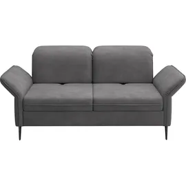 sit&more 3-Sitzer SIT & MORE "Emely, inkl. Sitztiefenverstellung", grau, B:199cm H:92cm T:123cm, 90% Polyester, 10% Polyamid, Sofas, wahlweise mit Bettfunktion, Kopf- & Armteilverstellung
