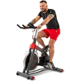Hop-Sport Indoor Cycling Bike Fahrrad HS-055IC - Speedbike mit LCD-Display und 20 KG Schwungrad - max. Gewicht 150kg, mit Freilaufsystem - Rot