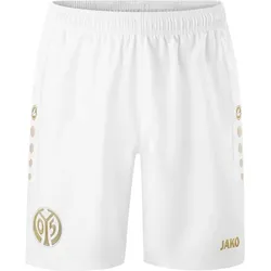 JAKO Herren Fanhose Mainz 05 Short Ausweich, weiß, M