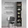 mokebo Der Kapitän Hochschrank 33 x 180 x 34 cm Anthrazit Schwarz Holzwerkstoff