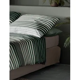 IRISETTE Bettwäsche TencelTM Lyocell, grün Größe 1x 155x200 cm + 1x 80x80 cm