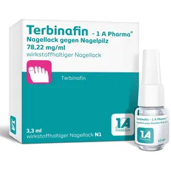 Terbinafin 1 A Pharma® - Ihr Nagellack gegen Nagelpilz