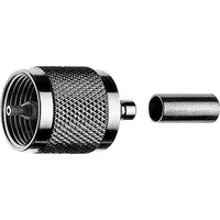 Telegärtner J01040A0000 J01040A0000 UHF-Steckverbinder Stecker, gerade 50Ω 1St.