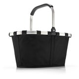 reisenthel carrybag in Schwarz – Stabiler Einkaufskorb mit viel Stauraum und praktischer Innentasche – Elegantes und wasserabweisendes Design