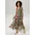 Aniston CASUAL Maxikleid Blumendruck Batik-Look Mehrfarbig 40